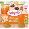 Image de Babybio Menu Carotte, Pruneau d'Agen, Boeuf fermier de Nouvelle-Aquitaine