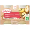 Image de Babybio Pomme DE Nouvelle-Aquitaine Vanille dès 4 mois