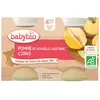 Image de Babybio Pomme DE Nouvelle-Aquitaine Coing DE Provence dès 4 mois