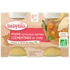Image de Babybio Pomme DE Nouvelle-Aquitaine Clémentines DE Corse dès 6 mois