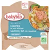 Image de Babybio Méli-Mélo DE Légumes DE NOS Régions Saumon ET RIZ DE Camargue À L'oseille dès 15 mois