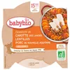 Image de Babybio Cassolette DE Carotte DES Landes Lentilles Porc DE Nouvelle-Aquitaine AU Cumin dès 15 mois