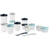 Image de BÉABA Pack Premier Repas 12 Portions Clip + 2 Cuillères 1er ge Silicone - Storm