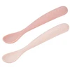 Image de BÉABA Lot de 2 Cuillères 1er ge Silicone - Barbe à Papa et Guimauve