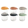 Image de BÉABA Lot de 6 Portions Verre 250 ml - Sunrise Color Mix