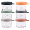 Image de BÉABA Lot de 6 Portions Verre 150 ml - Sunrise Color Mix