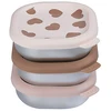 Image de BÉABA Lot de 3 Boîtes Repas Inox Multi-usage Big Love - 250 ml