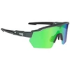 Image de Lunettes vélo AZR Race RX Carbone Mat / Ecran Vert Multicouche blanc