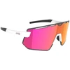 Image de Lunettes vélo AZR Flash RX Blanc Verni / Ecran Rose Multicouche blanc