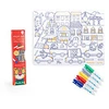 Image de Super Petit Set de Table à Colorier et ses 5 feutres - Les Popipop