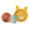 Image de Moulin Roty Set de Vaisselle Silicone 3 Pièces - Trois Petits Lapins