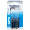 Image de Inava Mono Compact Brossettes interdentaires Étroit Noir 0,6 mm