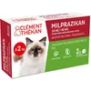 Image de Clement Thekan Milprazikan Traitement Des Vers Plats Et Ronds Chat 2 Comprimés