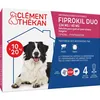 Image de Clément Thékan Anti-Puces et Anti-Tiques pour Chien Moyen (10-20kg) - Double action : Elimine les parasites & les larves/oeufs - Protège votre animal et son environnement - 4 Pipettes Spot On