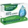 Image de Phytosun Aroms Capsules Nez et Gorge, ¹Adoucit la gorge et ²Apaise les voies respiratoires grâce aux huiles essentielles de ¹ ²thym et ¹d'eucalyptus, 30 Capsules