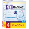 Image de Dacryo® - Solution d'entretien des lentilles 6 en 1 - Nettoie, désinfecte, déproténise, rince, lubrifie, conserve - Lentilles de contact - Acide Hyaluronique-Etui inclus-Flacon-Lot de 4 flaconsx360 ml