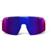 Image de Lunettes vélo Julbo Intensity Groupama FDJ 2025 Blanc Bleu Spectron 3 HD blanc