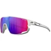 Image de Lunettes vélo Julbo Rush Blanc Mat Argent Brillant Spectron 3 HD blanc