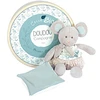 Image de Doudou et Compagnie Peluche Souris avec son Doudou Botanic - Vert Olive