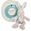 Image de Doudou et Compagnie Peluche Lapin Botanic - Gris
