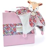 Image de Doudou et Compagnie Doudou Pétale Faon Boh'aime - Blanc
