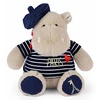Image de Doudou et Compagnie Peluche Hippopotame avec Béret et Marinière