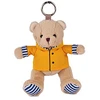 Image de Doudou et Compagnie Porte-clés Peluche Ours Marin avec Ciré Jaune