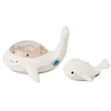 Image de Cloud b Peluche Veilleuse Tranquil Whale Family White