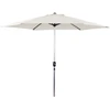 Image de Parasol jardin droit Alu "Sol" - Rond - à  3m - Ecru