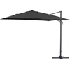 Image de Parasol jardin déporté alu "Sun 3" 3 x 3 m - Noir