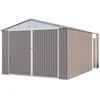 Image de Garage métal "Nevada" avec porte battante - 15,36 m²