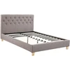 Image de Lit double "Emmy" - 140 x 190 cm - Taupe