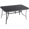 Image de Table de jardin "Cordoba" - 6 places - Argenté