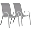 Image de Fauteuil jardin Textilène "Cordoba" - Phoenix - Ecru - Lot de 2
