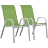Image de Fauteuil jardin Textilène "Cordoba" - Phoenix - Vert - Lot de 2