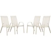 Image de Fauteuil jardin Textilène "Cordoba" - Phoenix - Écru - Lot de 4
