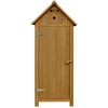 Image de Armoire de jardin "Cabanon" - 77 x 54.5 x 179 cm - Marron
