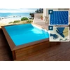 Image de Piscine bois rectangle " Toledo "- 3.00 x 2.00 x 0.71 m - Bâche à bulles 180 µ - Bâche hiver 280 g/m²