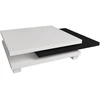 Image de Table basse "Elena" - 80 x 80 x 32 cm - Blanc / Noir