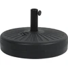 Image de Dalle circulaire à lester pour parasol de jardin - Noir