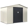 Image de Abri de jardin métal "Nebraska" - 5,29 m2 (4,83 m2 au sol) - Beige