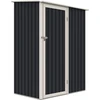 Image de Abris de Jardin métal "Vega II"- 1.35 m² -Gris