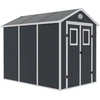 Image de Abri de jardin résine "Texas" - 5.23 m² - kit d'ancrage inclus - Anthracite