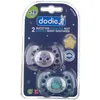 Image de dodie® Sucette +18 Mois "Chouette et Mouton" Duo Nuit silicone (Le design peut changé)