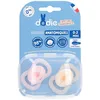 Image de Dodie Sucettes Anatomiques Rose - Beige 0-2 Mois