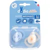 Image de Dodie Sucettes Anatomiques Bleu-Beige 0-2 Mois