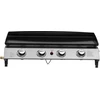 Image de Plancha à gaz avec 4 brûleurs en métal "Jolly" - 10 Kw - Gris