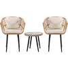 Image de Salon de jardin rotin "Vela" - 2 places - Marron
