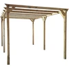 Image de Carport voiture en bois "Solar II" 3 x 5 x 2.4