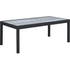 Image de Table jardin en aluminium extensible "Lagos" - 200/320 x 105 x 76 cm - Gris